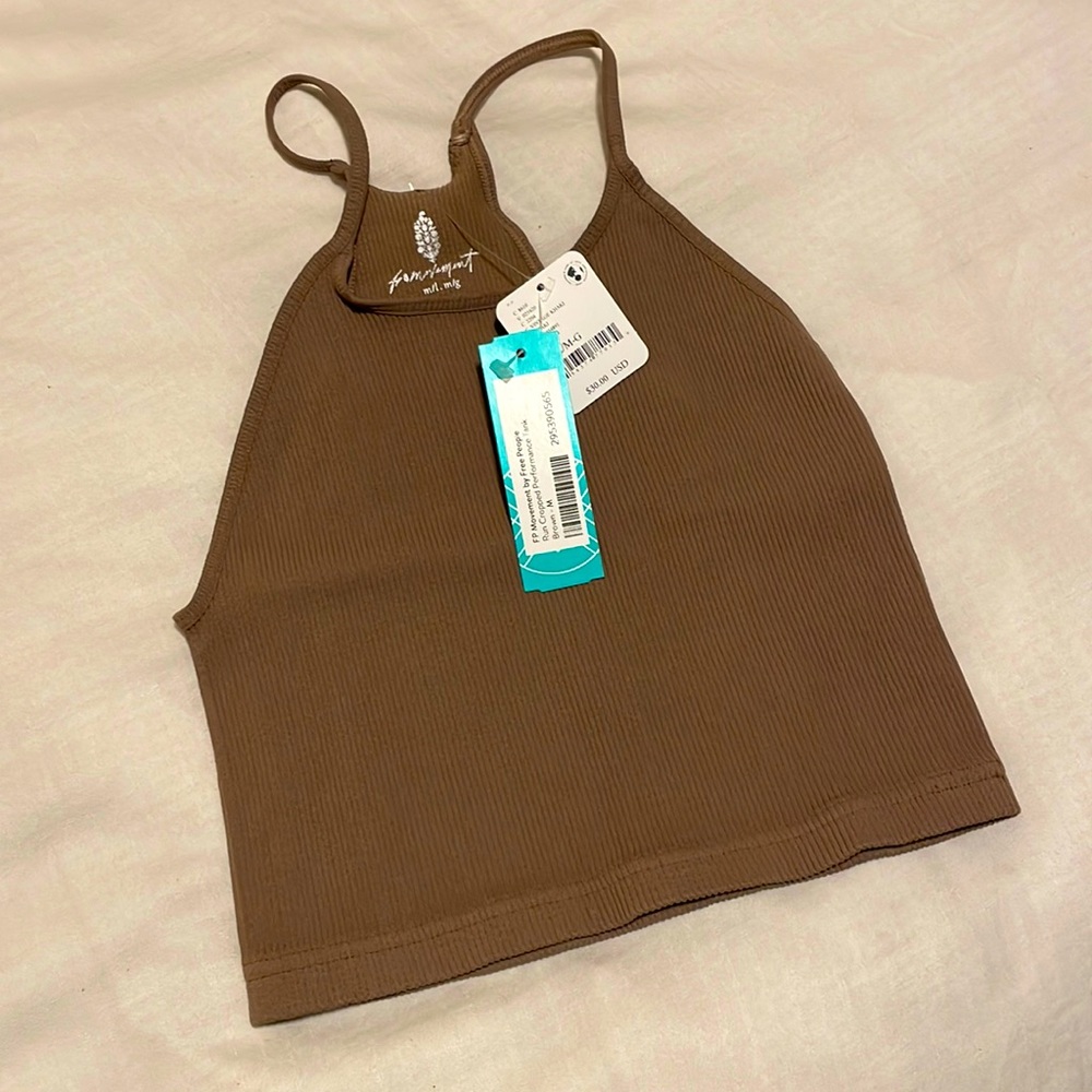 NWT Free People Movement Ribbed Crop Tank
